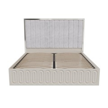 Кровать 1.8 "Галакси" сатин серебро