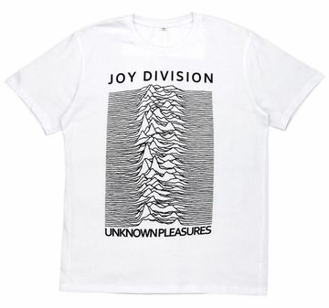 Футболка Joy Division Unknown Pleasures белая (964)