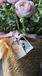 Корзинка с ранункулюсами