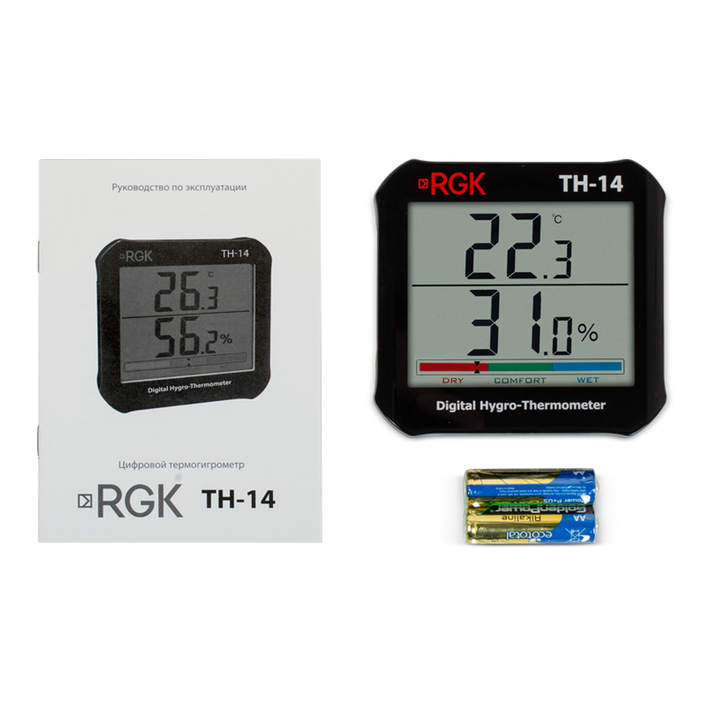 Термогигрометр  RGK Нет