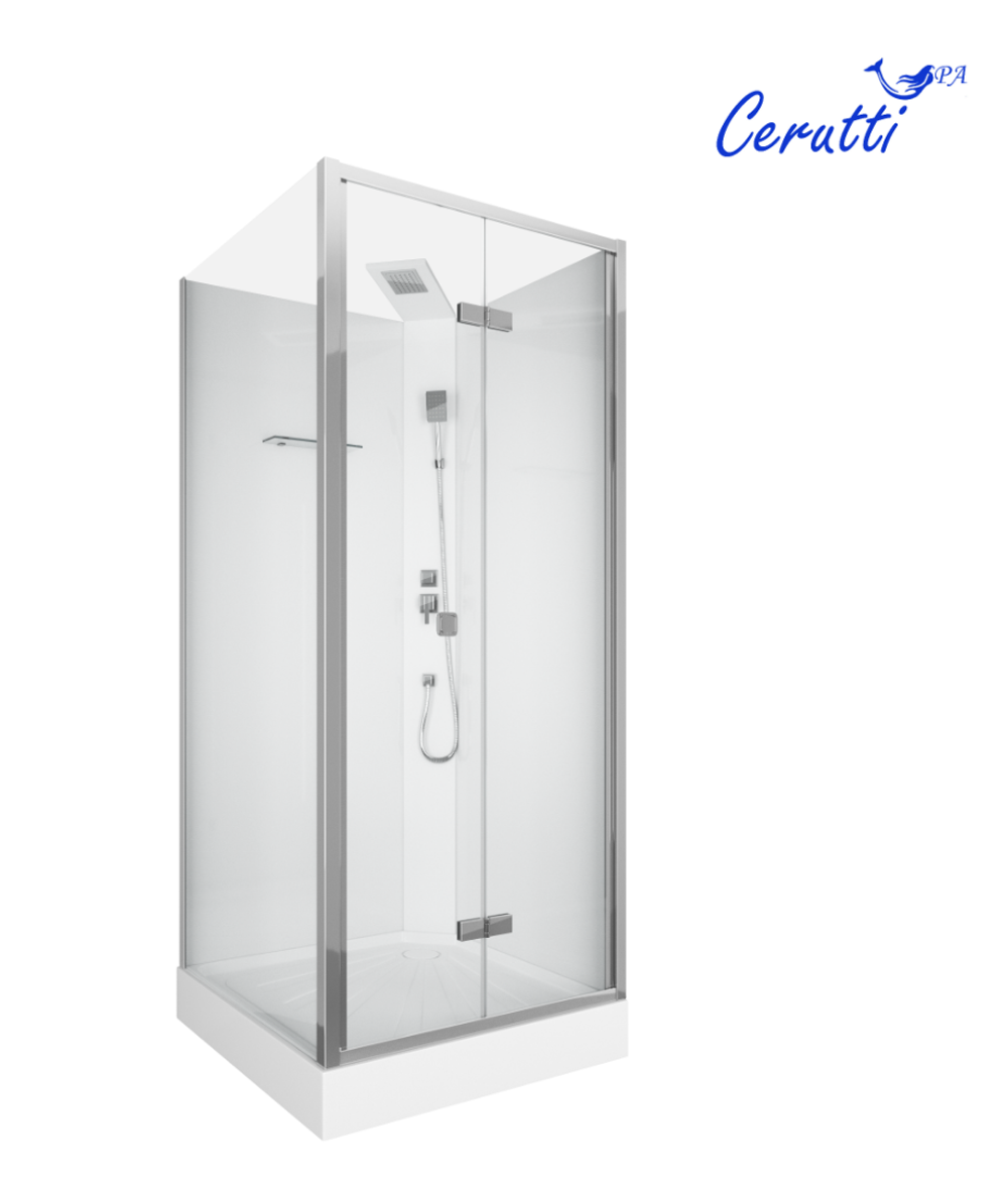 Кабина BELLA901T душевая без крыши Ceruttispa (90x90x215-225)