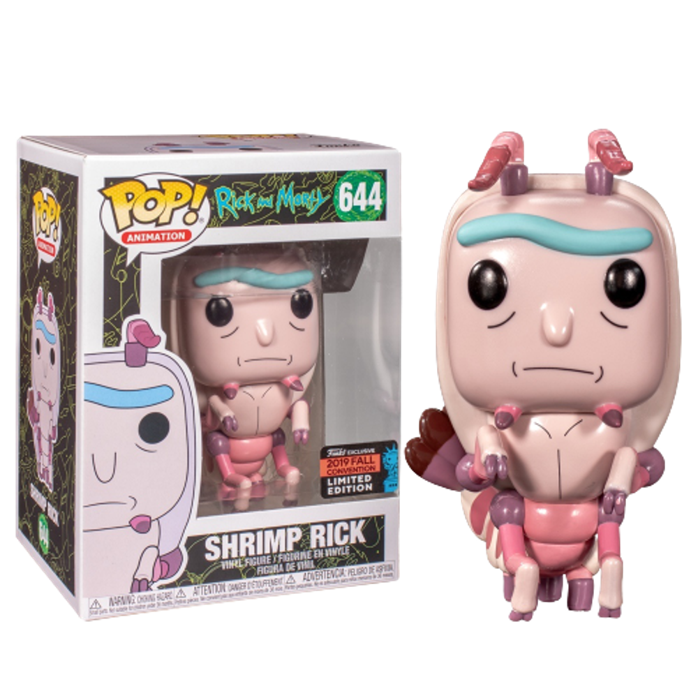 Funko POP Vinyl NYCC Exc Rick Morty Shrimp Rick 1 290 Geek Trip