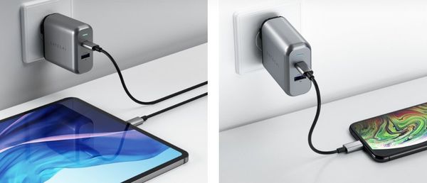 Сетевая зарядка Satechi 30W Dual-Port Wall Charger ST-MCCAM-EU