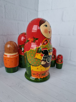 Матрешка "с курочкой" традиция 5 мест