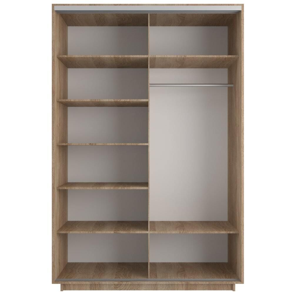 Шкаф-купе "Экспресс Медиум Дуо" (Дуб табачный) 2200х1200, МК Е1, г.Белореченск