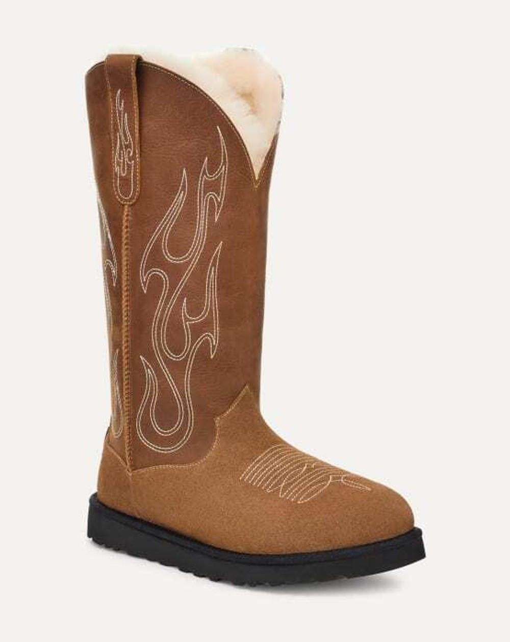 UGG УГГИ "GALLERY DEPT" С КОНТРАСТНОЙ СТРОЧКОЙ, КОРИЧНЕВЫЙ