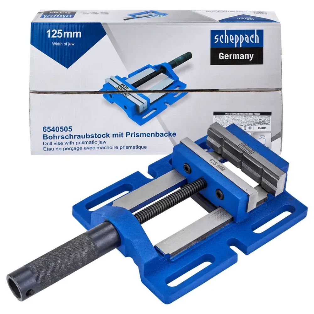 Тиски станочные 125мм Scheppach Sch-6540505