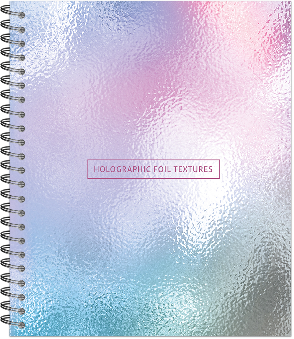 Тетрадь общая 96 листов на металлическом гребне "Pastel Foil"