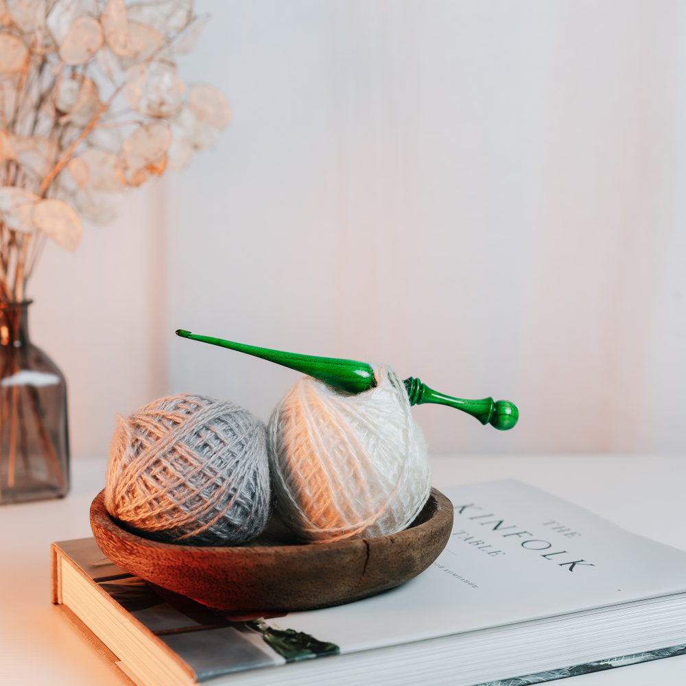 Деревянный крючок для вязания из древесины клена 3.5 мм. K321