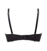 Черный бюстгальтер Sublime с чашками +size на тонком поролоне (Размер: 90H) (Цвет: черный)