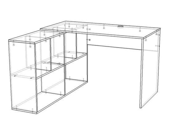 Стол ОСТИН  левый