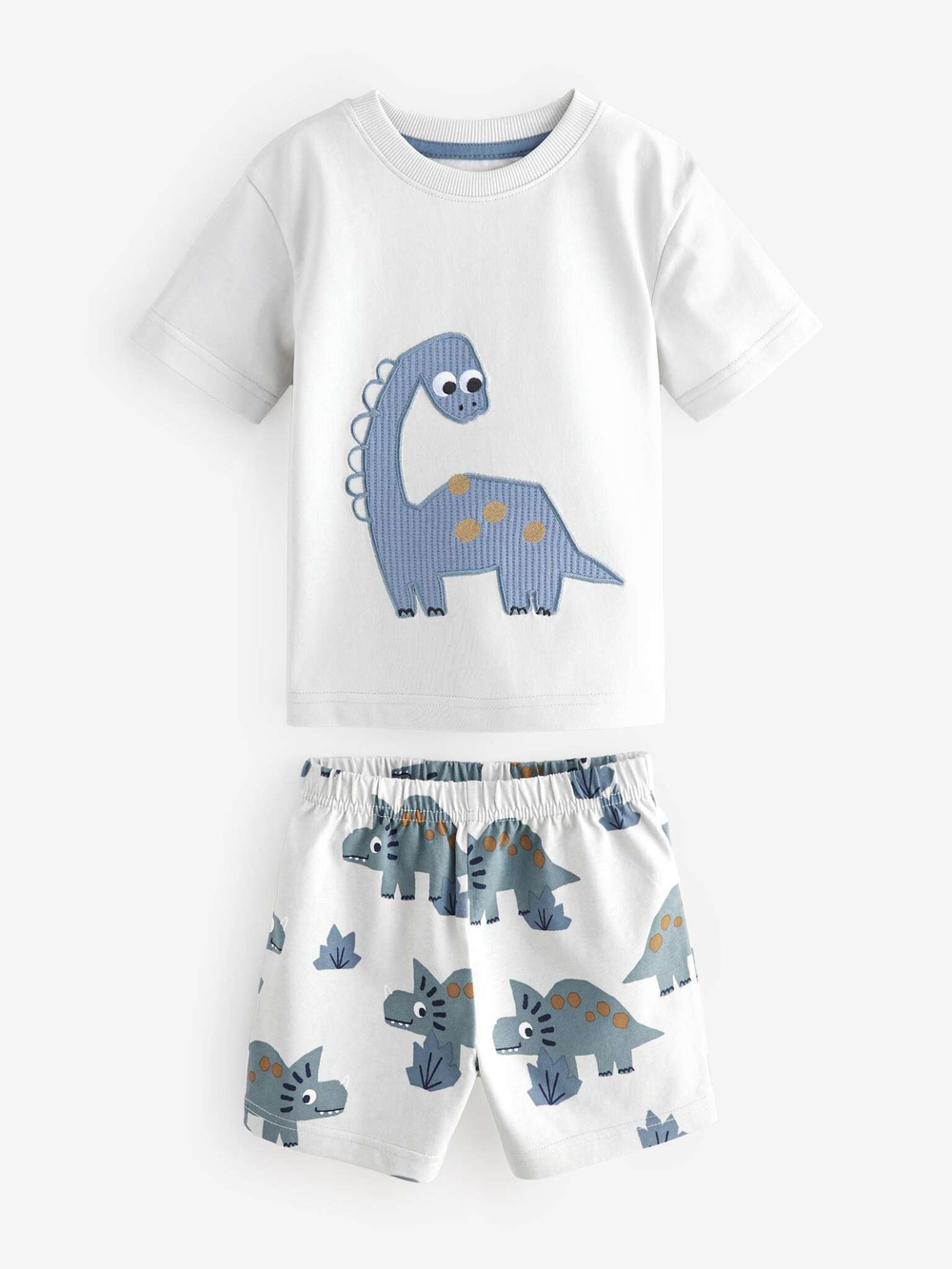 Пижама для мальчика Next AC0-926, 3 шт., Голубой, Белый, Темно-синий