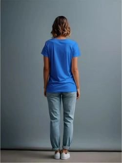 Футболка однотонная базовая хлопок унисекс Баракаттекс