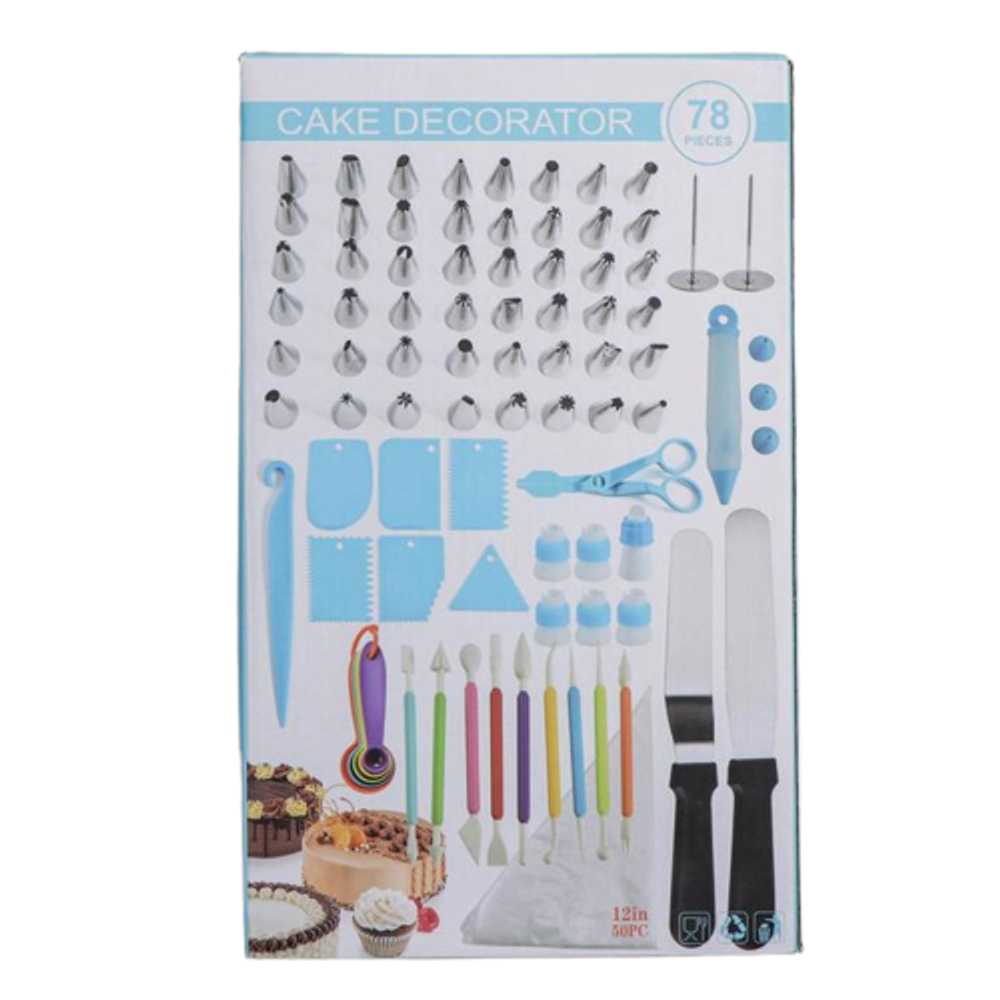 Набор кондитерский, 78 предметов, цвет МИКС
