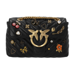 Сумка Pinko Shoulder Pillow Bag Messenger Bag Small Black Gold, 1P22SU-A04S-Z99Q