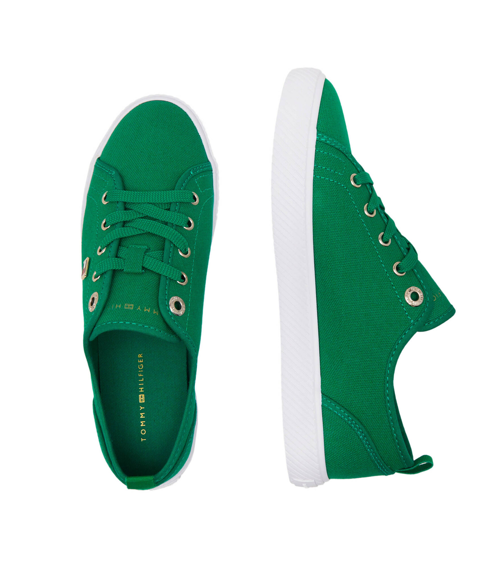 Кеды VULC CANVAS Tommy Hilfiger - зеленый(FW0FW08063)