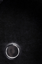 Черный кожаный пэддл - 37 см. (Цвет: черный)