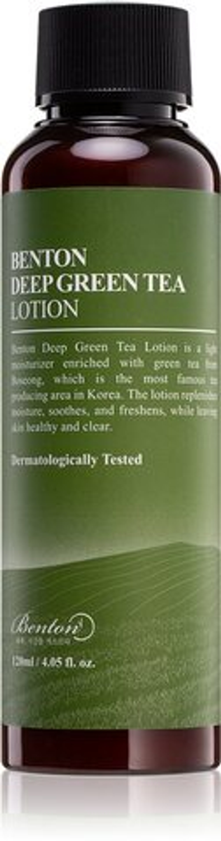 Benton Deep Green Tea - увлажняющее молочко с зеленым чаем /   120  ml  / GTIN 8809566990358