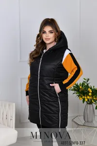 Костюм 8-337-горчица-черный Minova