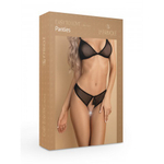 Трусики из мягкой сетки с доступом и манящей кисточкой Easy to love, XS/S, 40-42