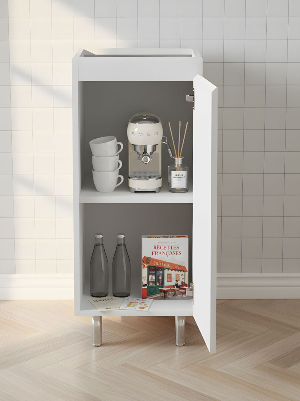 Кухонный модуль напольный Севилья, 40х45х83, белый, Dipriz