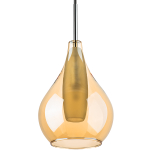 803033 Подвес PENTOLA 1х25W G9 ХРОМ/ЯНТАРЬ