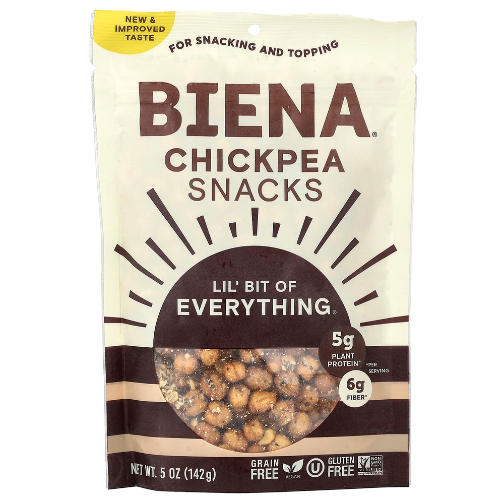 BIENA, снеки из нута, Lil' Bit Of Everyone®, 142 г (5 унций)