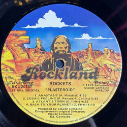 Винтажная виниловая пластинка LP Rockets Plasteroid (Italy 1979) Legion Of Alians
