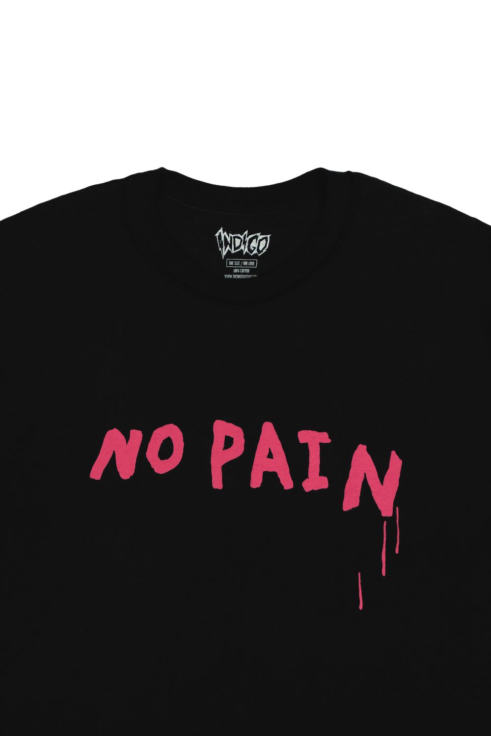 Футболка Indigo Stuff No Pain Черная