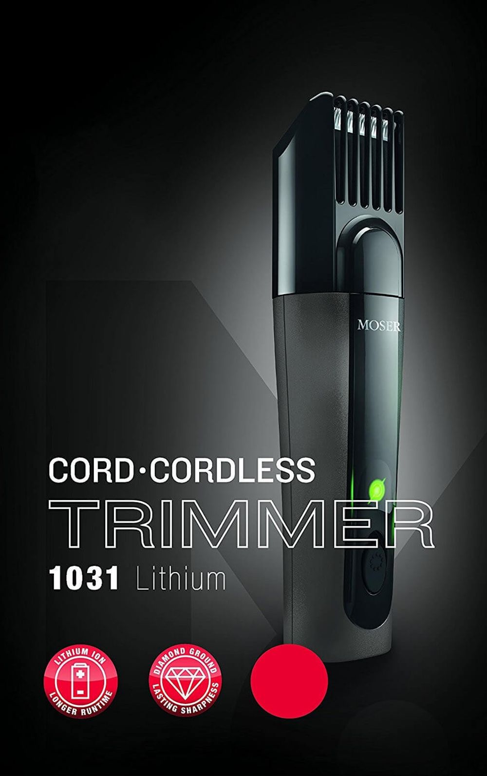 Триммер для стрижки волос Moser Basic Li Trimmer (1031-0460) - 4