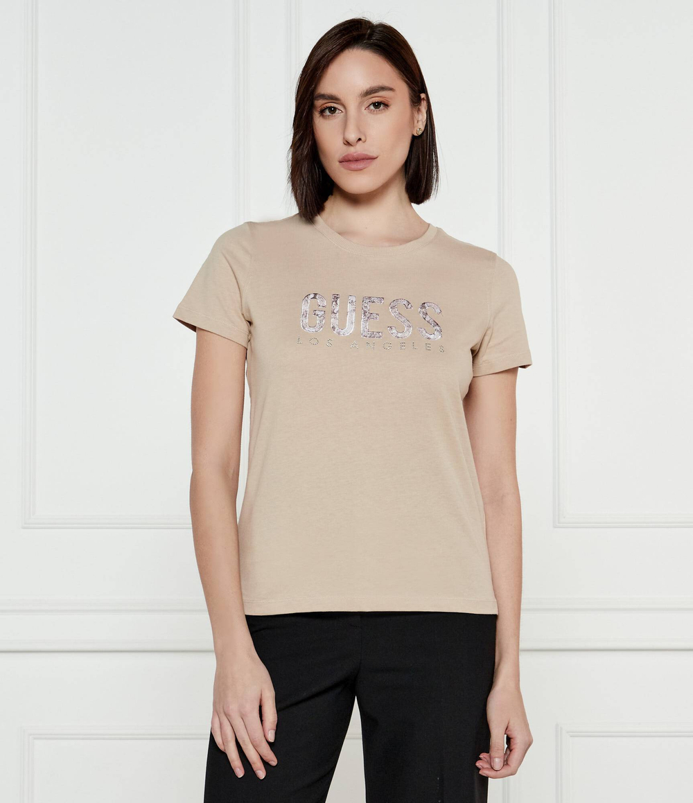 Футболка GUESS - бежевый(W5RI19 I3Z14)