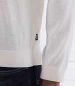 Хлопковый свитер melba-p BOSS BLACK - белый(50468261)