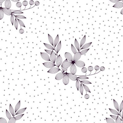 Цветы и точки