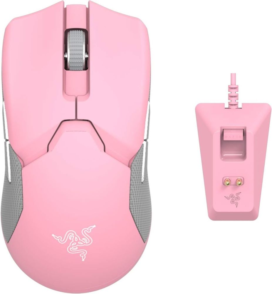 Мышь Razer Viper Ultimate with Charging Dock розовый