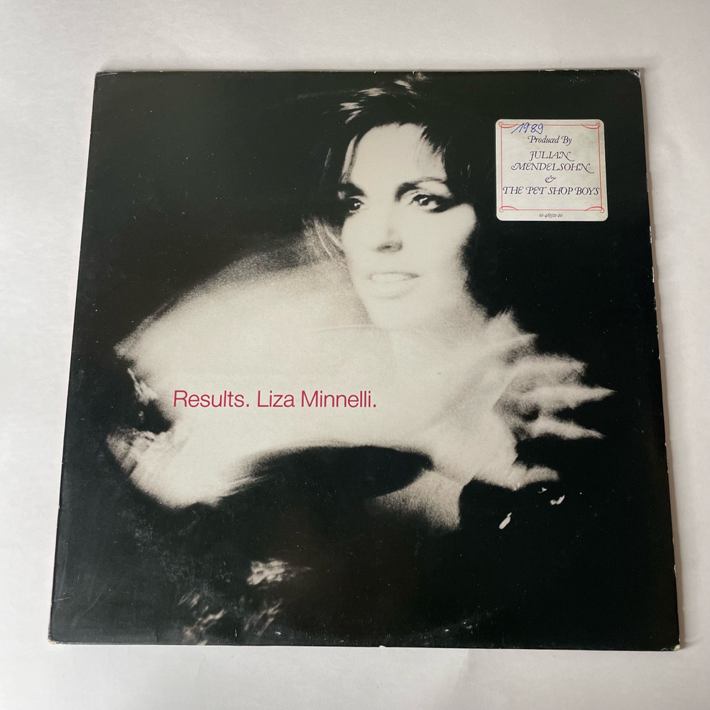 Винтажная виниловая пластинка LP Liza Minnelli Results Pet Shop Boys (Нидерланды 1989)