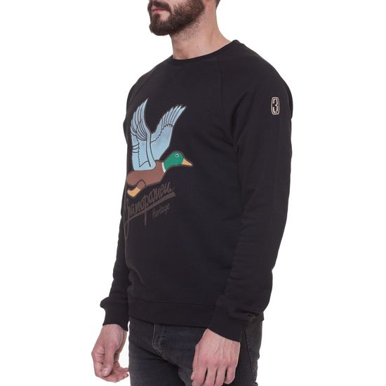 Толстовка ЗАПОРОЖЕЦ Дичь Crewneck Черный