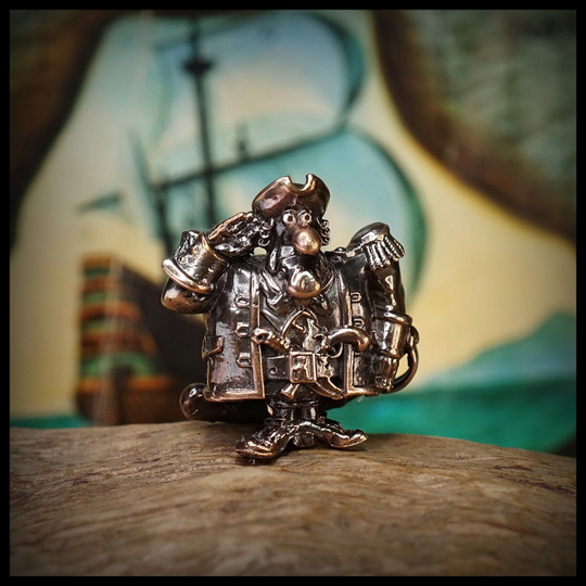 Темлячная бусина "Капитан" для ножей , бронза