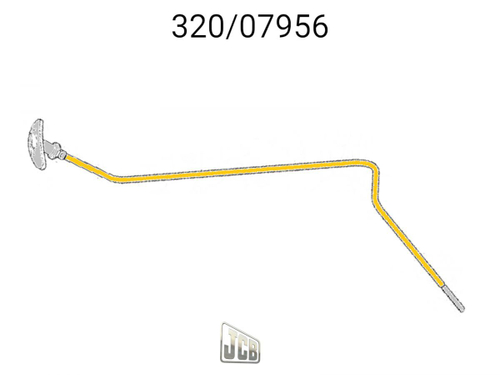 Щуп масла двигателя JCB 320/07956