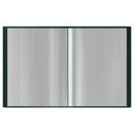 Папка с 30 вкладышами СТАММ "Герб" А4, 17мм, 700мкм, пластик, изумруд