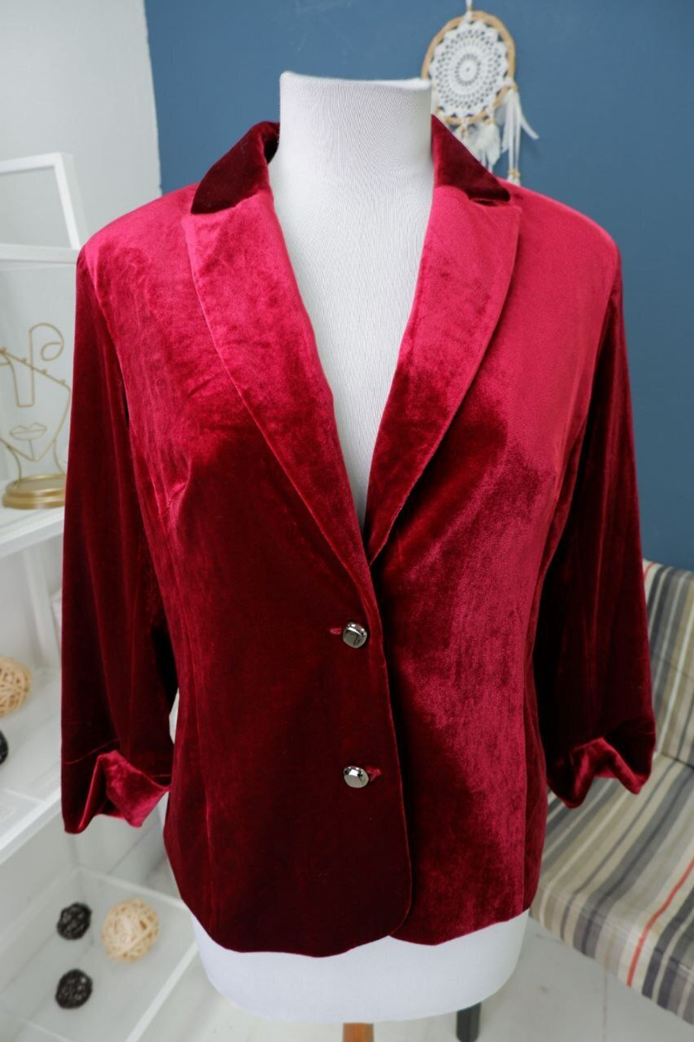 Жакет Profito avantage бархатный 48 размер, новый