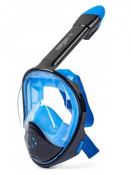 Маска полнолицевая Sargan Планета океан 2.0 черный/голубой