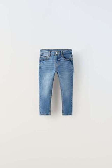ZARA ДЖИНСЫ THE SKINNY FIT, ВЫЦВЕТШИЙ СИНИЙ