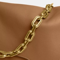 COACH СУМКА ЧЕРЕЗ ПЛЕЧО TABBY CHAIN 35, МЕДОВО-КОРИЧНЕВЫЙ