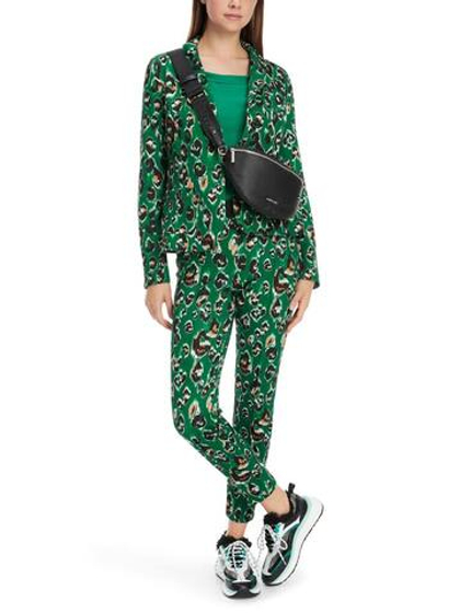 Marc Cain Блейзер из неопрена с эффектным принтом