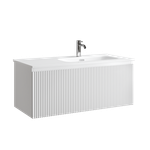 Тумба подвесная Sancos Snob R 1.0 с одним ящиком 995х445х406, Bianco, SNR1.0100RW