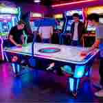 Игровой стол аэрохоккей «Турнир», 2,2×1,2×1,7 м