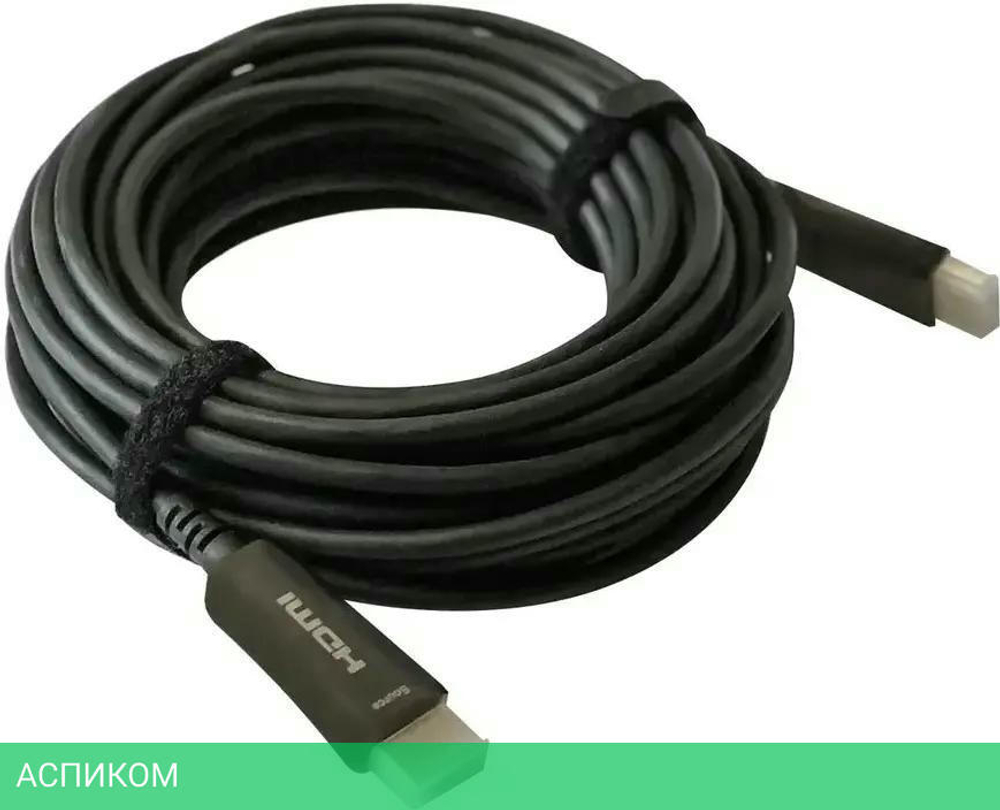 Кабель Digma HDMI 2.0 AOC HDMI (m)/HDMI (m) 50м. BHP AOC 2.0-50 черный