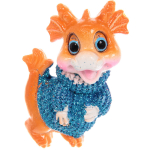 Магнит «Дракоша в теплой одежде» 6,5*5 см, микс