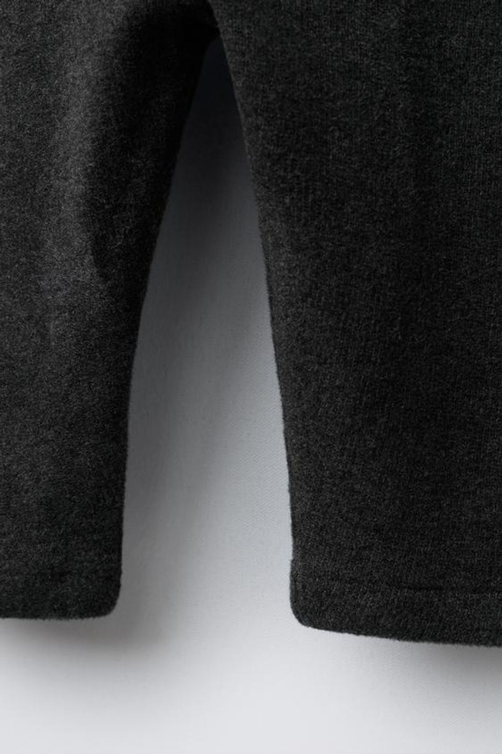 ZARA КОМБИНЕЗОН ИЗ МЯГКОЙ ТКАНИ, АНТРАЦИТОВО-СЕРЫЙ