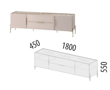 Флоренция-609 (DaVita) 609.03 Тумба под аппаратуру